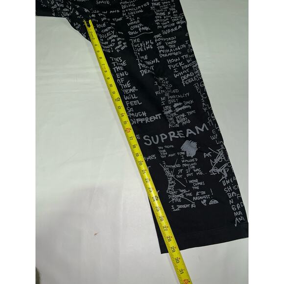 Supreme Gonz Poem Pin Up Girl Chino Work Pants - Picture 7 of 8